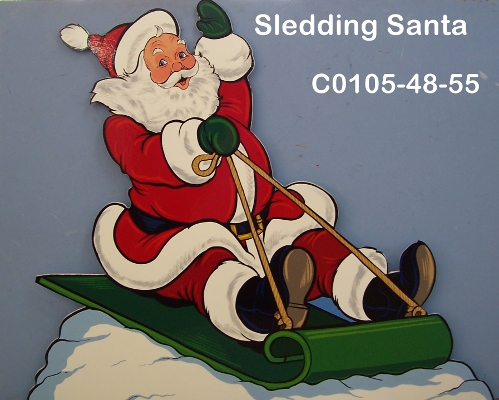 C0105Sledding Santa