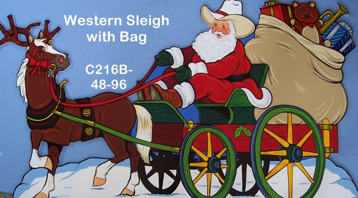 C216BWestern Sleigh with Bag